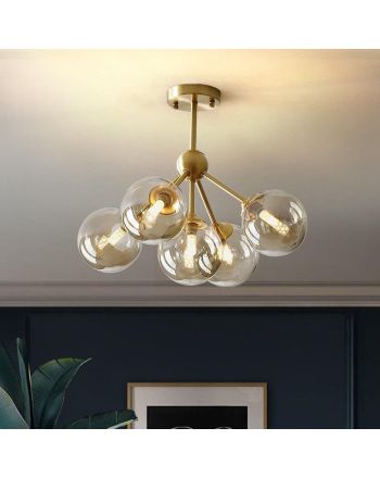 Avior Copper Ceiling Chandelier